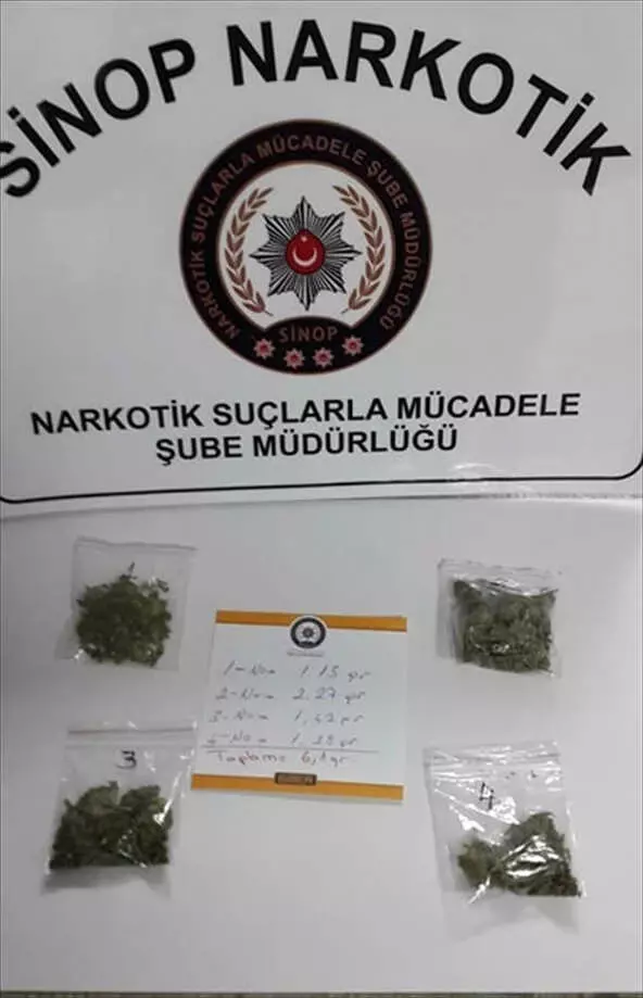 Sinop'ta Uyuşturucu Operasyonu