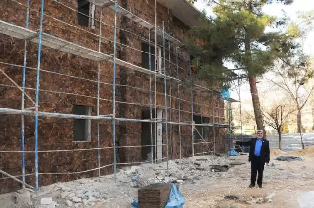 Değirmiçem'deki Sosyal Tesisin Kaba İnşaatı Tamamlandı