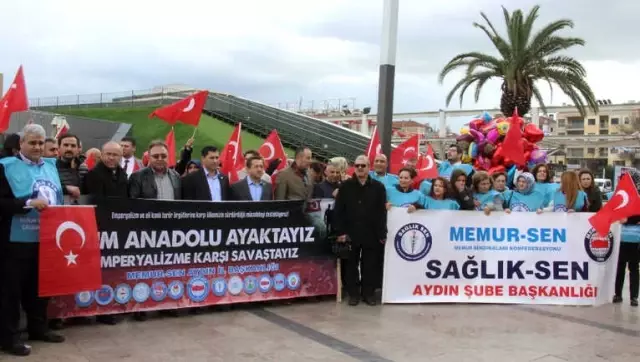 Aydın Memur-Sen'den Mehmetçiğe Tam Destek