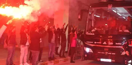 Beşiktaş, Konya'da Coşkuyla Karşılandı