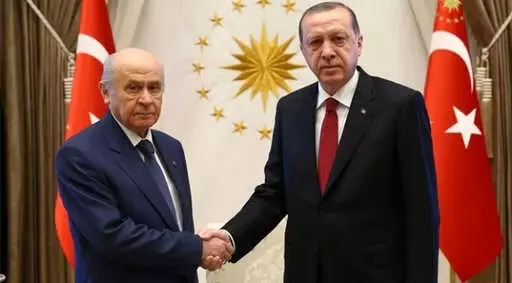 Cumhurbaşkanı Erdoğan, Bahçeli ile Görüştü