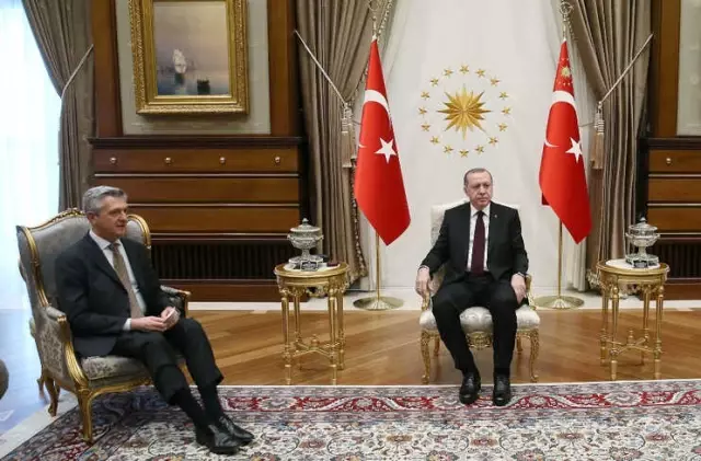 Erdoğan, BM Mülteciler Yüksek Komiserini Kabul Etti