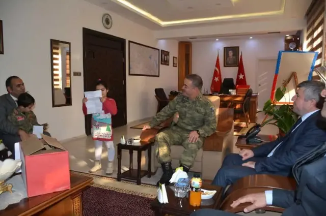 Haliliyeli Öğrencilerden Afrin'e Mektup