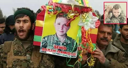 İşte YPG'nin Çocukları Zorla Silah Altına Aldığını Kanıtlayan Görüntüler! Son Kurbanları 15 Yaşında