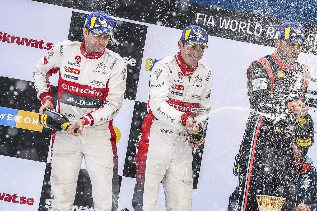 Citroën C3 Wrc İsveç Rallisi'ni Podyumda Bitirdi