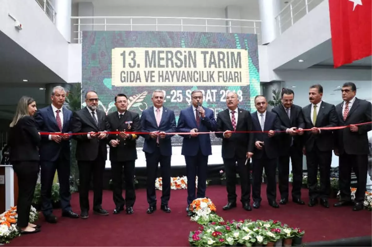 13. Mersin Tarım, Gıda ve Hayvancılık Fuarı Açıldı
