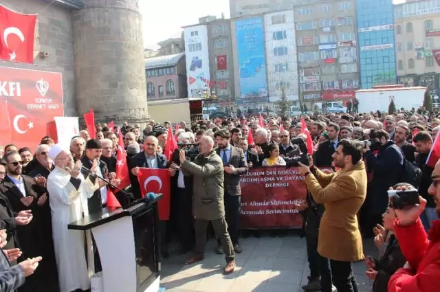 Afrin'deki Mehmetçik İçin Dua Ettiler