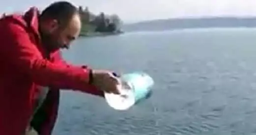 'Ya Tutarsa' Deyip Sapanca Gölü'ne Zemzem Çaldı