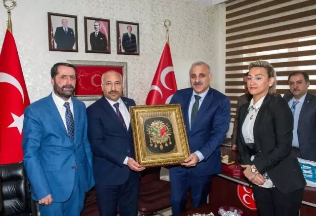 Vali Zorluoğlu'ndan MHP İl Başkanlığına Ziyaret