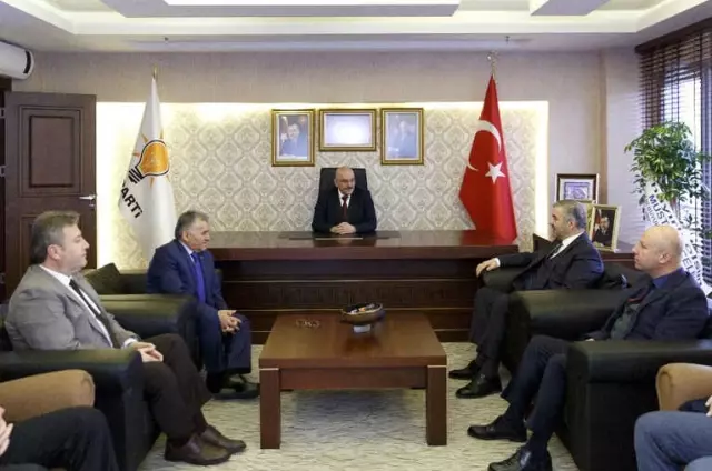 Başkan Çelik'ten Özden'e Hayırlı Olsun Ziyareti Başkan Çelik'ten Özden'e Hayırlı Olsun Ziyareti