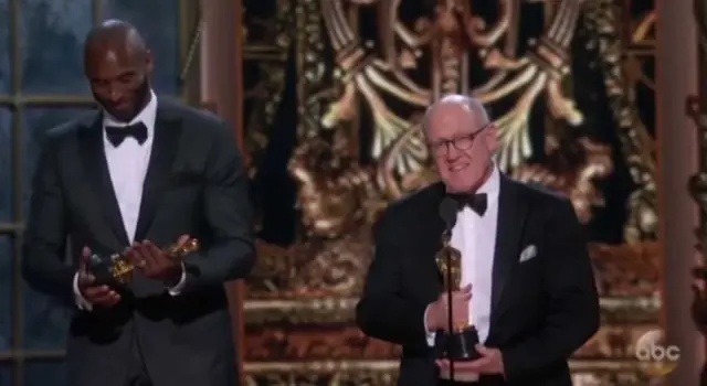 NBA Efsanesi Kobe Bryant, Oscar Ödülü Kazandı NBA Efsanesi Kobe Bryant, Oscar Ödülü Kazandı
