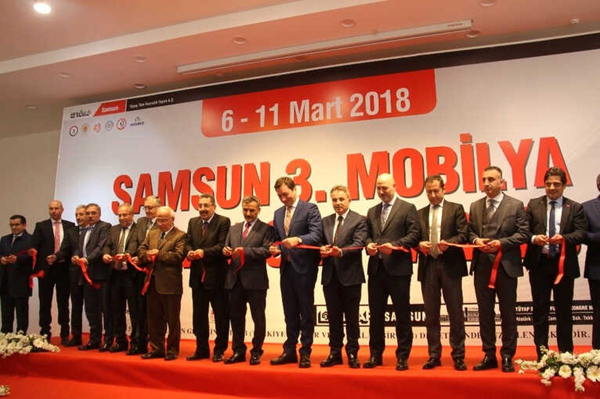 Samsun 3. Mobilya ve Dekorasyon Fuarı Açıldı