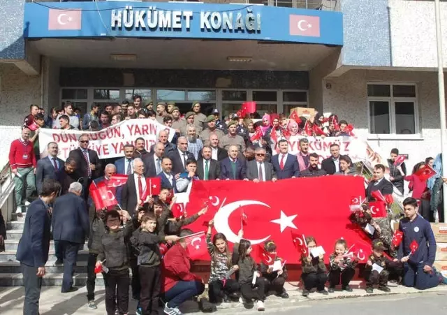 İyidere'den Afrin'e 2 Tır Dolusu Malzeme Yola Çıktı
