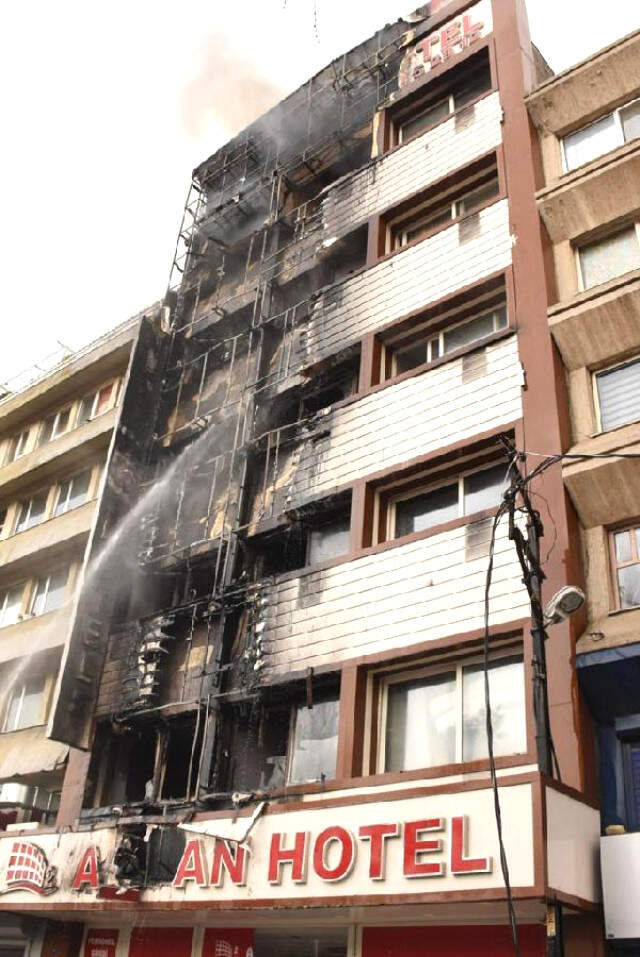 Oteldeki Yangın Dehşetinde Çarpıcı Detay