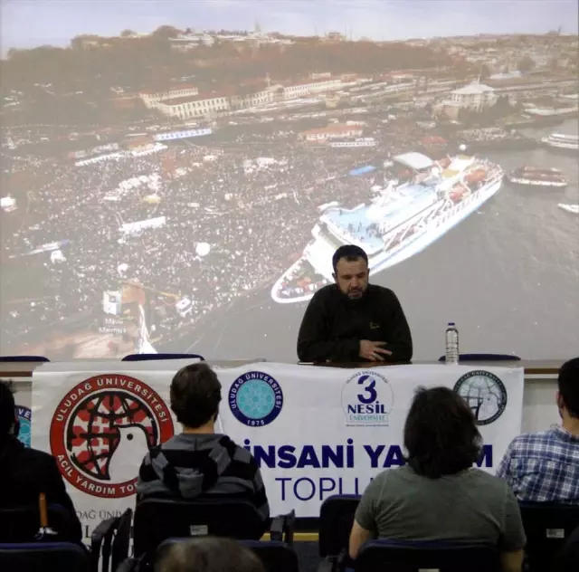Mavi Marmara Baskını Tanığı Bursa'da Söyleşiye Katıldı