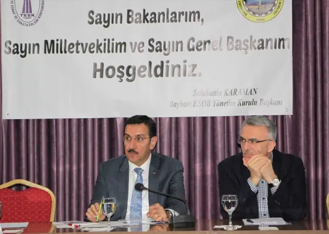 Gümrük ve Ticaret Bakanı Tüfenkci Bayburt'ta