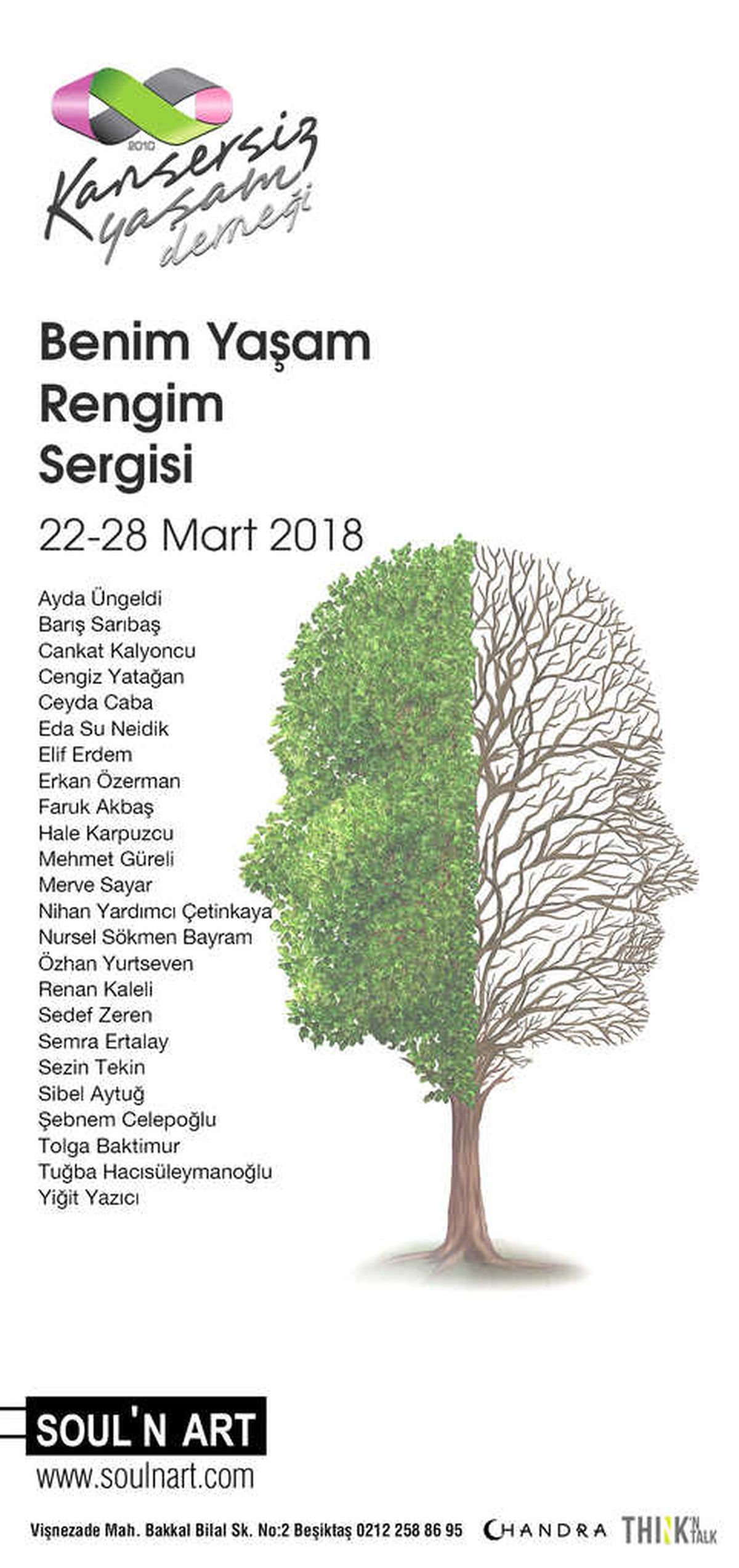 Bu serginin geliri Kansersiz Yaşam Derneği'ne!