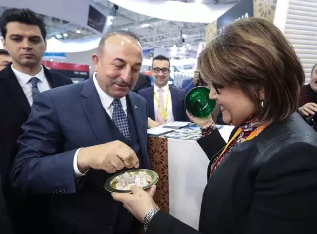 Dışişleri Bakanı Çavuşoğlu, Moskova Uluslararası Seyahat ve Turizm Fuarı'na Katıldı
