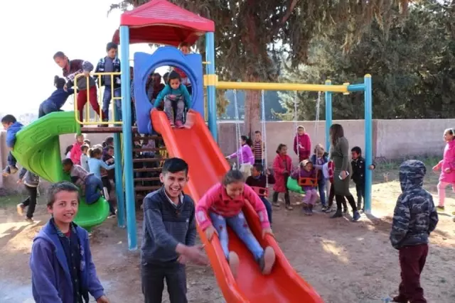 Harran'da Öğrenciler İçin Oyun Parkı Yapıldı