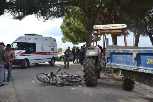 Saruhanlı'da Trafik Kazası: 1 Yaralı