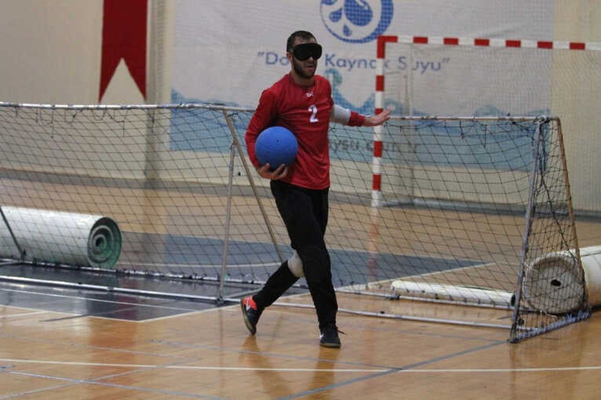 Alanya'daki 1. ve 2. Lig Erkekler Goalball Türkiye Şampiyonası