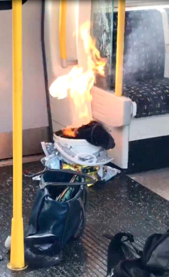 Londra Patlamasının Görüntüleri Ortaya Çıktı