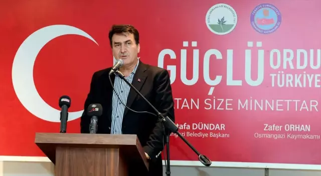 Osmangazi Belediyesinin 'Şehitleri Anma' Programı Osmangazi Belediyesinin 'Şehitleri Anma' Programı