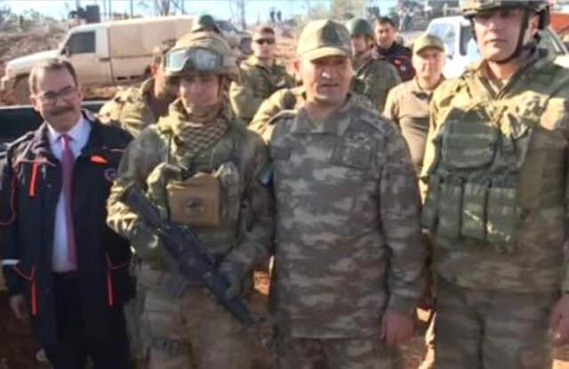 2. Ordu Komutanı Korgeneral Temel, Afrin'de!