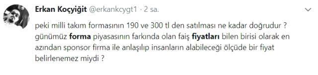 Milli Takımın Yeni Formalarının Fiyatlarına Tepki Yağdı