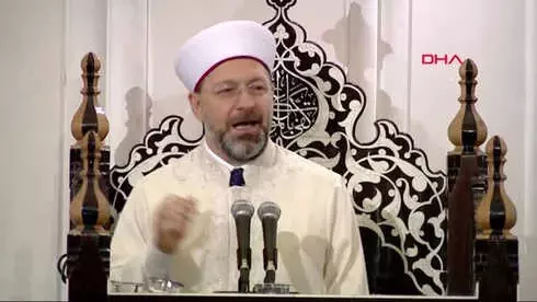 Diyanet İşleri Başkanı Prof. Dr. Ali Erbaş, Melike Hatun Camisi'nde Regaip Kandili Programında...