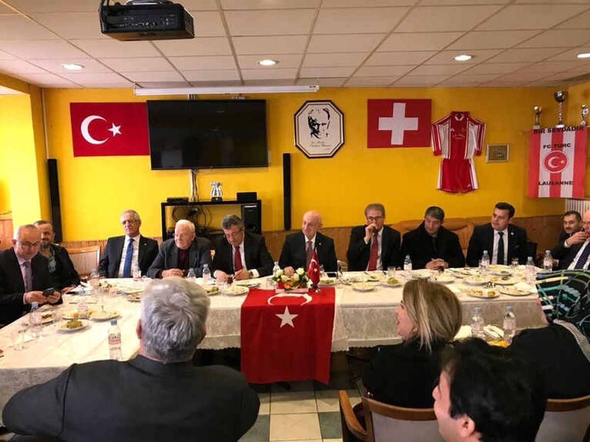 TBMM Heyeti, Lozan Türk Birliği'ni Ziyaret Etti