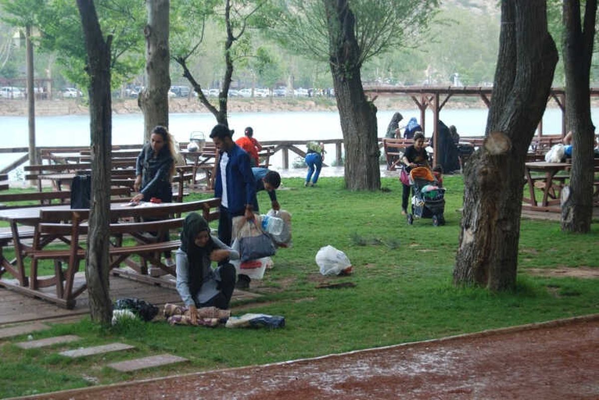 Vatandaşlar Turgut Özal Tabiat Parkı'na Akın Etti