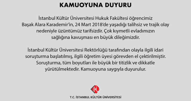 Üniversiteli Alara'nın Sır İntiharı Sonrası, İlişki Yaşadığı Öğretmen Görevinden Uzaklaştırıldı