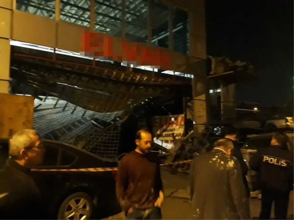 Beton Dökülen Asma Kat İşçilerin Üzerine Çöktü: 2 Yaralı