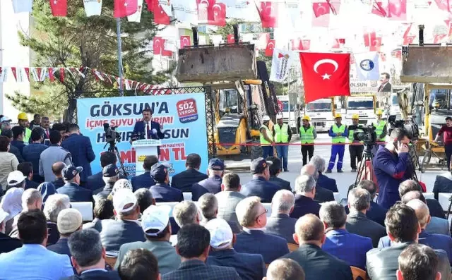 Göksun'da İçme Suyu Hattının Temeli Atıldı Göksun'da İçme Suyu Hattının Temeli Atıldı