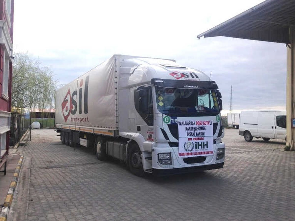 Van İhh'dan Doğu Guta'ya İnsani Yardım