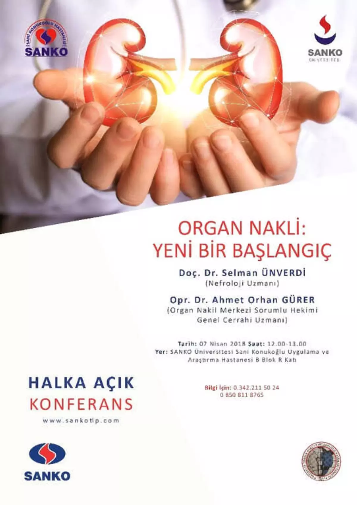 Sanko Üniversitesinde Halka Açık Konferans