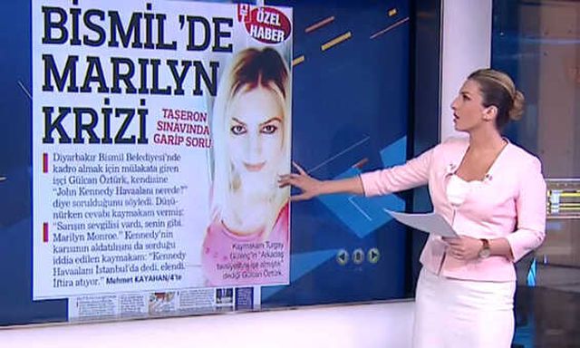 Bismil'deki Taşeron Sınavında Garip Marilyn Monroe Sorusu