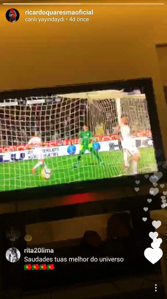 Beşiktaşlı Ricardo Quaresma, Gençlerbirliği Golüne Sevindi