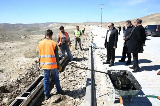 Vali Ali Hamza Pehlivan Osb'de Son Aşamaya Gelen Çalışmaları İnceledi