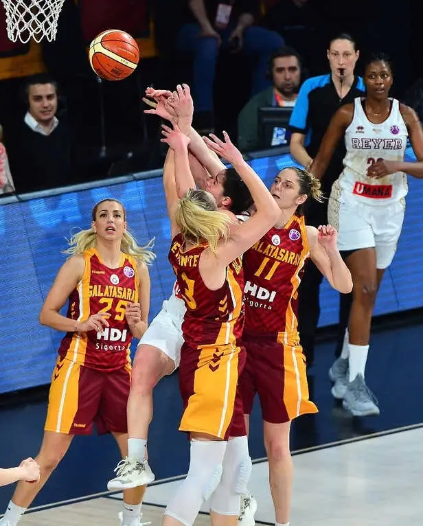 Kadınlar Eurocup: Galatasaray: 90 - Reyer Venezia: 68 Kadınlar Eurocup: Galatasaray: 90 - Reyer Venezia: 68