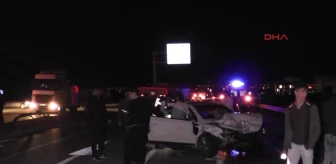 Konya'da İki Otomobil Çarpıştı: 1 Ölü, 3 Yaralı