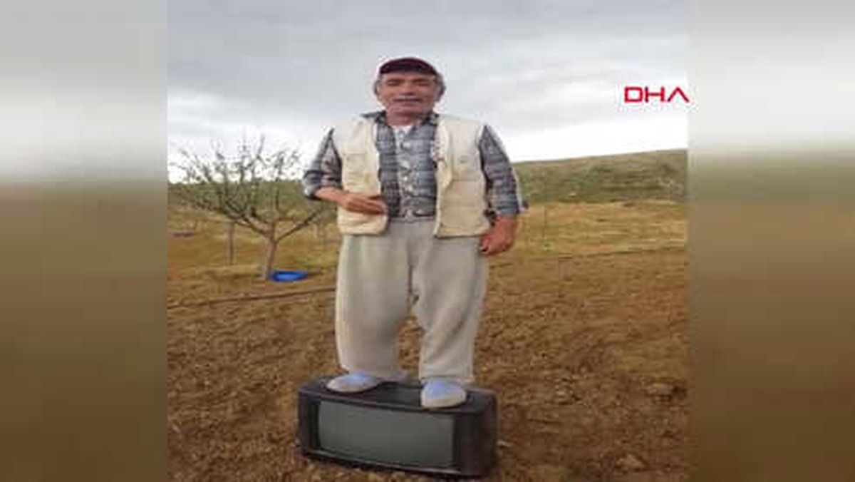 Yozgat Meyve Bahçesinde Televizyonun Üzerine Çıktı ve Çiftçinin Sorunlarını Yetkililere İletti
