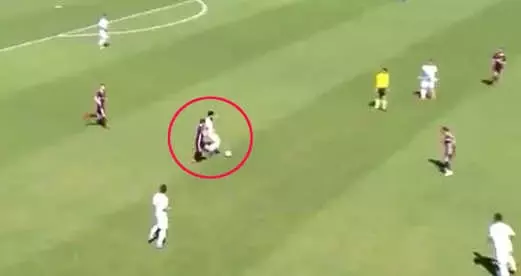 Adana Demirspor'da Yiğitcan Erdoğan 70 Metreden Gol Attı