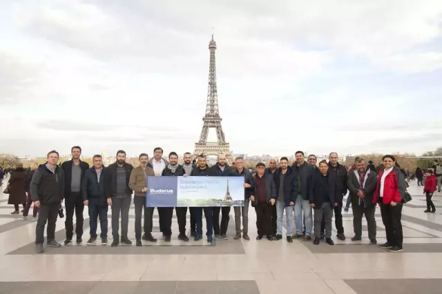 Buderus Yetkili Bayileri Başarılarını Paris'te Taçlandırdı