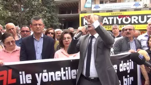 Manisa'da 'Ohal'e Tepki Eylemi Manisa'da 'Ohal'e Tepki Eylemi