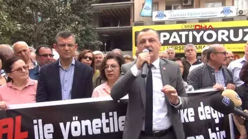 Manisa'da 'Ohal'e Tepki Eylemi Manisa'da 'Ohal'e Tepki Eylemi