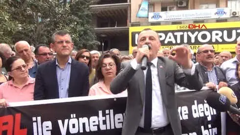 Manisa'da 'Ohal'e Tepki Eylemi Manisa'da 'Ohal'e Tepki Eylemi