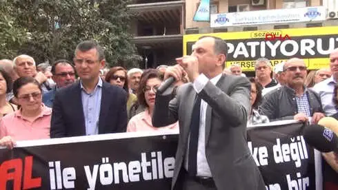 Manisa'da 'Ohal'e Tepki Eylemi Manisa'da 'Ohal'e Tepki Eylemi