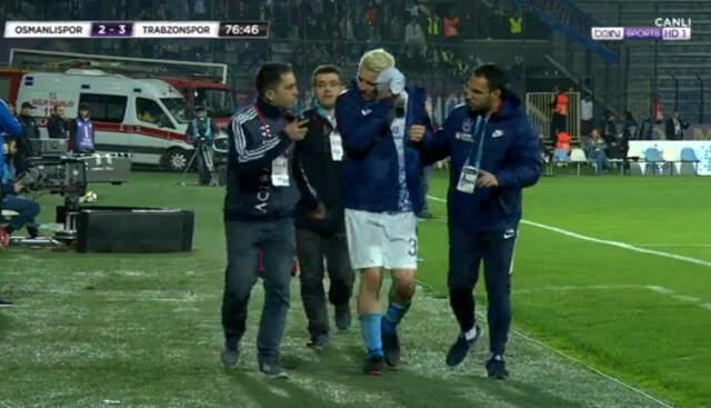 Trabzonspor'da Kucka Hastaneye Kaldırıldı